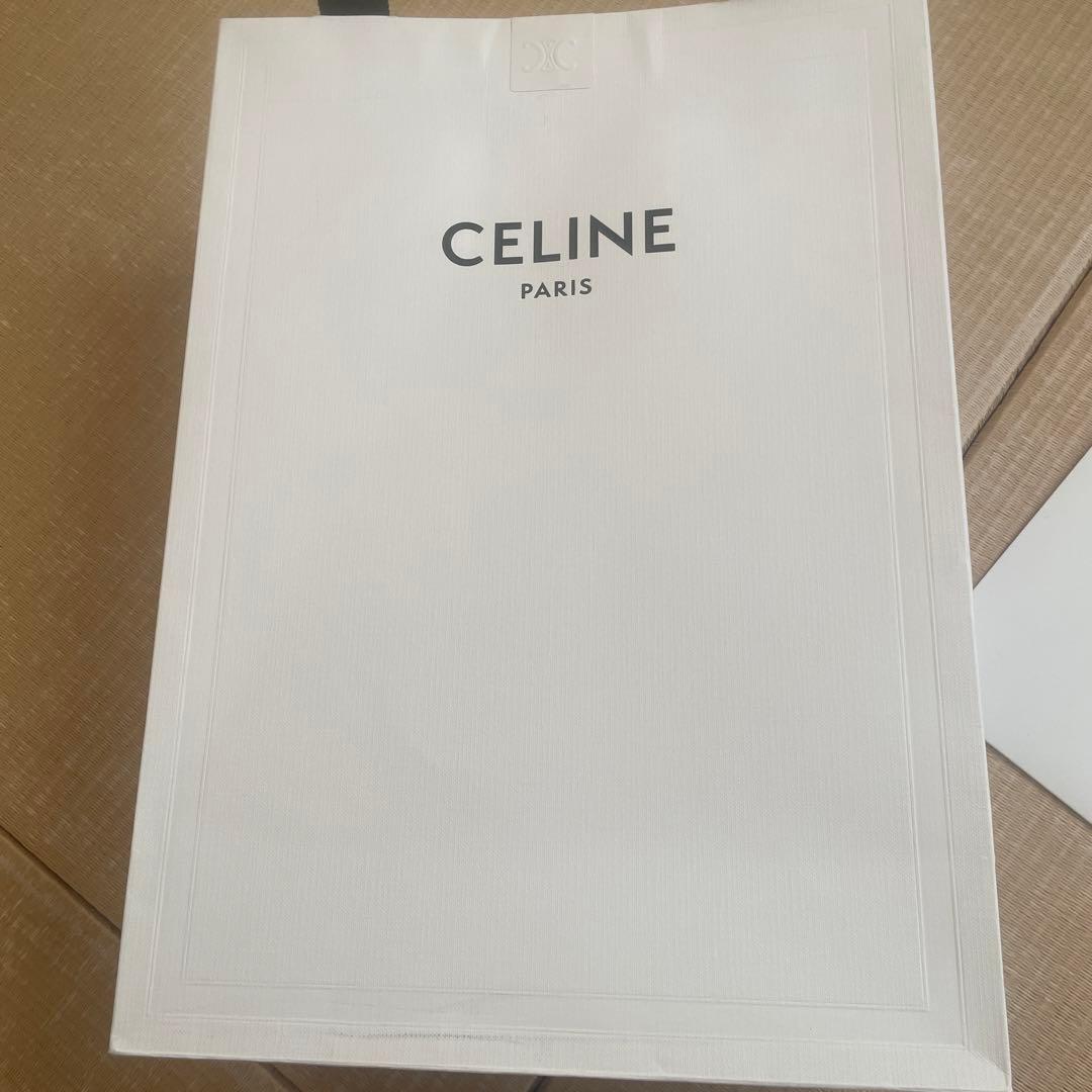 CELINE ブラック ニットバケットハット