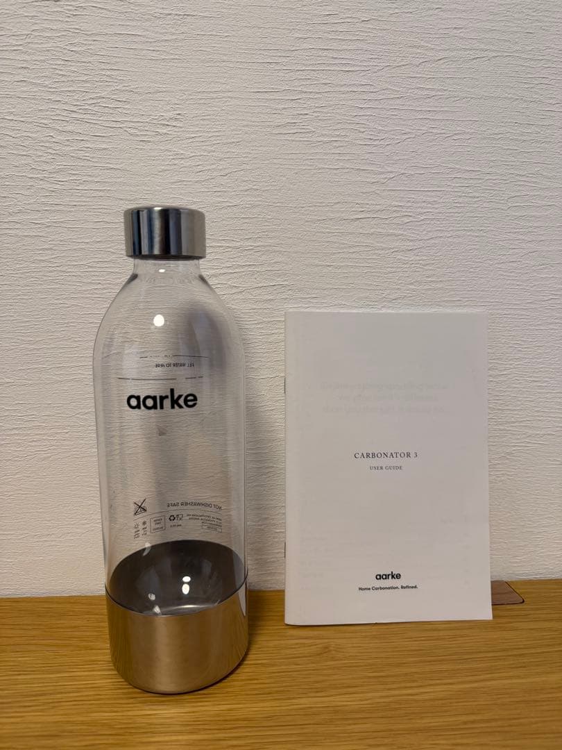 Aarke 炭酸水メーカー + SodaStream 専用ガスシリンダー付き