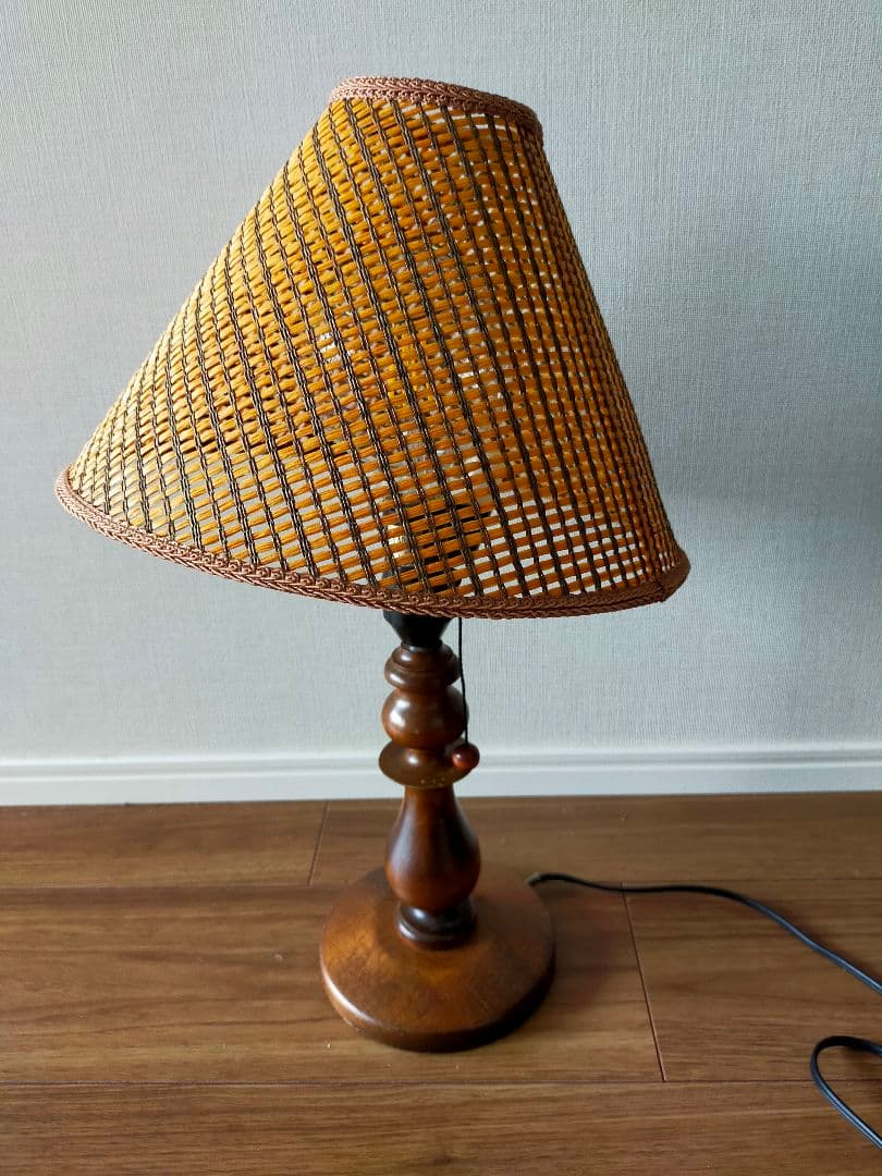 【Daiwa】天然木　無垢　テーブルランプ　間接照明　アンティーク　和モダン