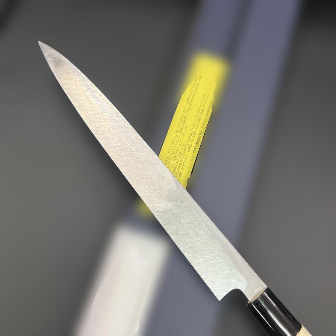 ★新品送料込★源正房はがね鍛造刺身包丁240mm右片刃裏押し加工化粧箱入