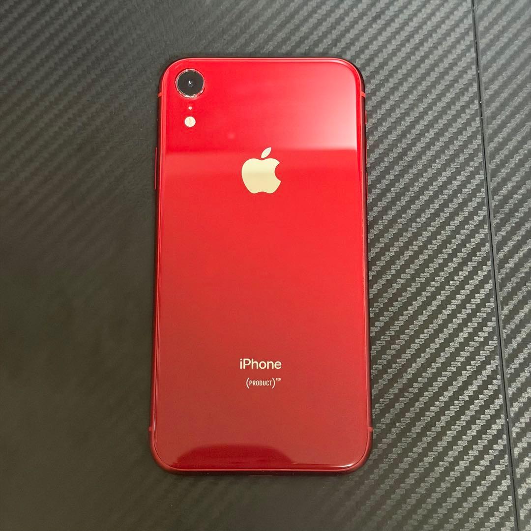 iPhone XR RED 64GB 最大容量79%