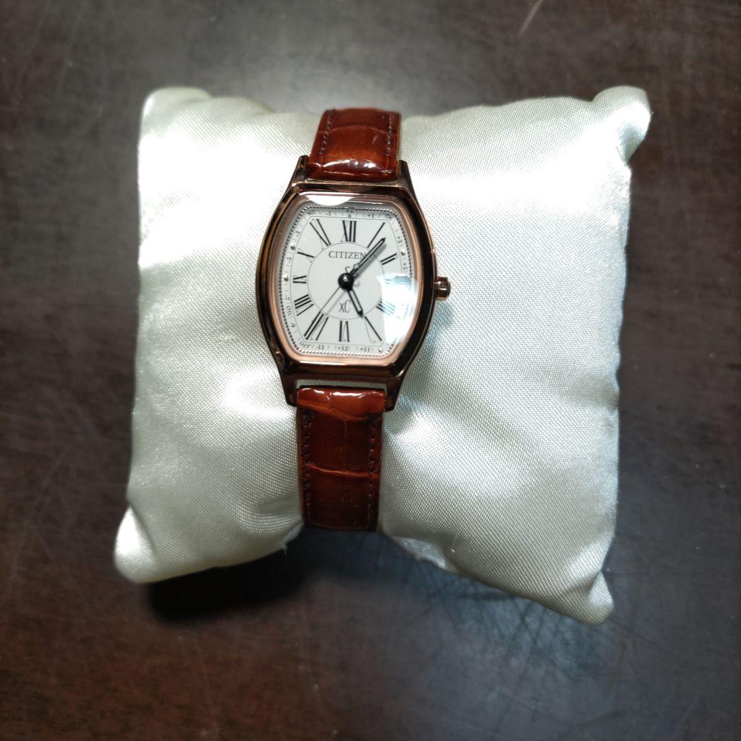 CITIZEN XC 腕時計 ブラウンレザー
