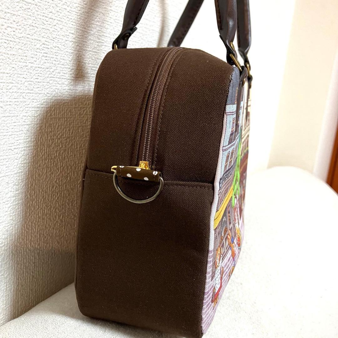 あき　ジョリーフルール　コラージュコラージュ　ボストンバッグ