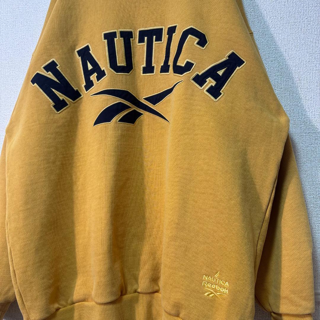 完売品 Reebok × NAUTICA コラボ 限定アーチロゴ スウェットXL