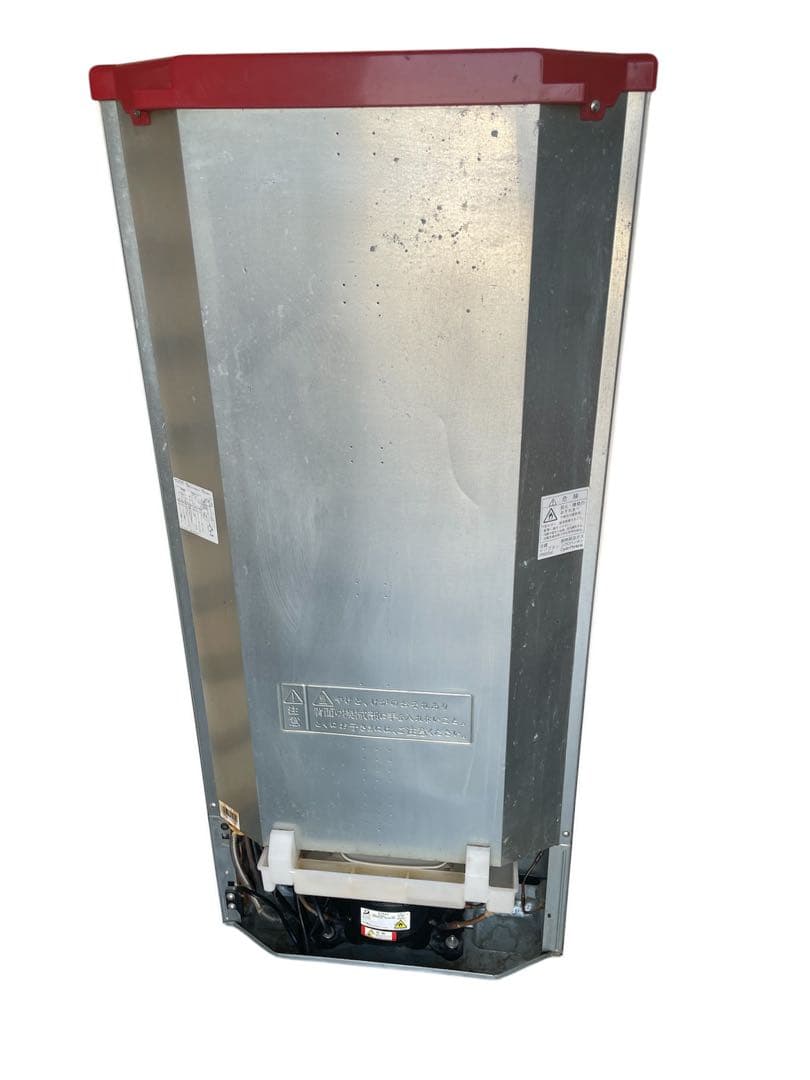 赤×白 冷凍冷蔵庫 110L MORITA MR-P1100