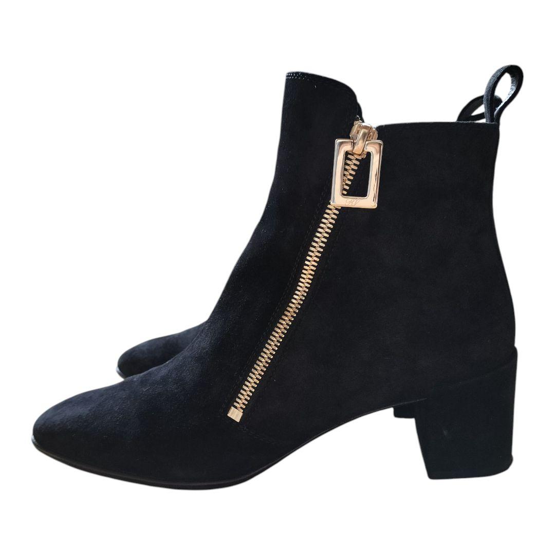 Rogervivier 23.5 ロジェヴィヴィエ スエード ショートブーツ