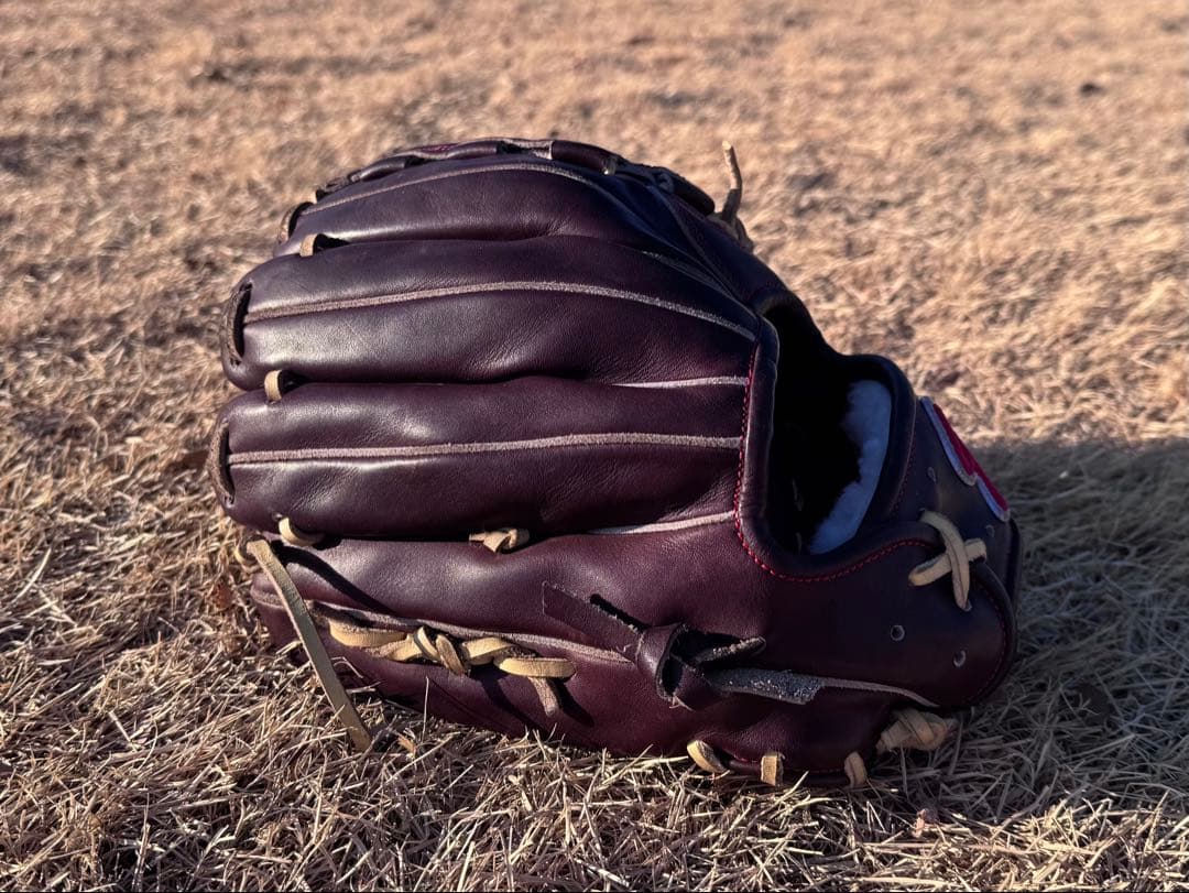 美品　久保田スラッガー 硬式用グローブ 内野