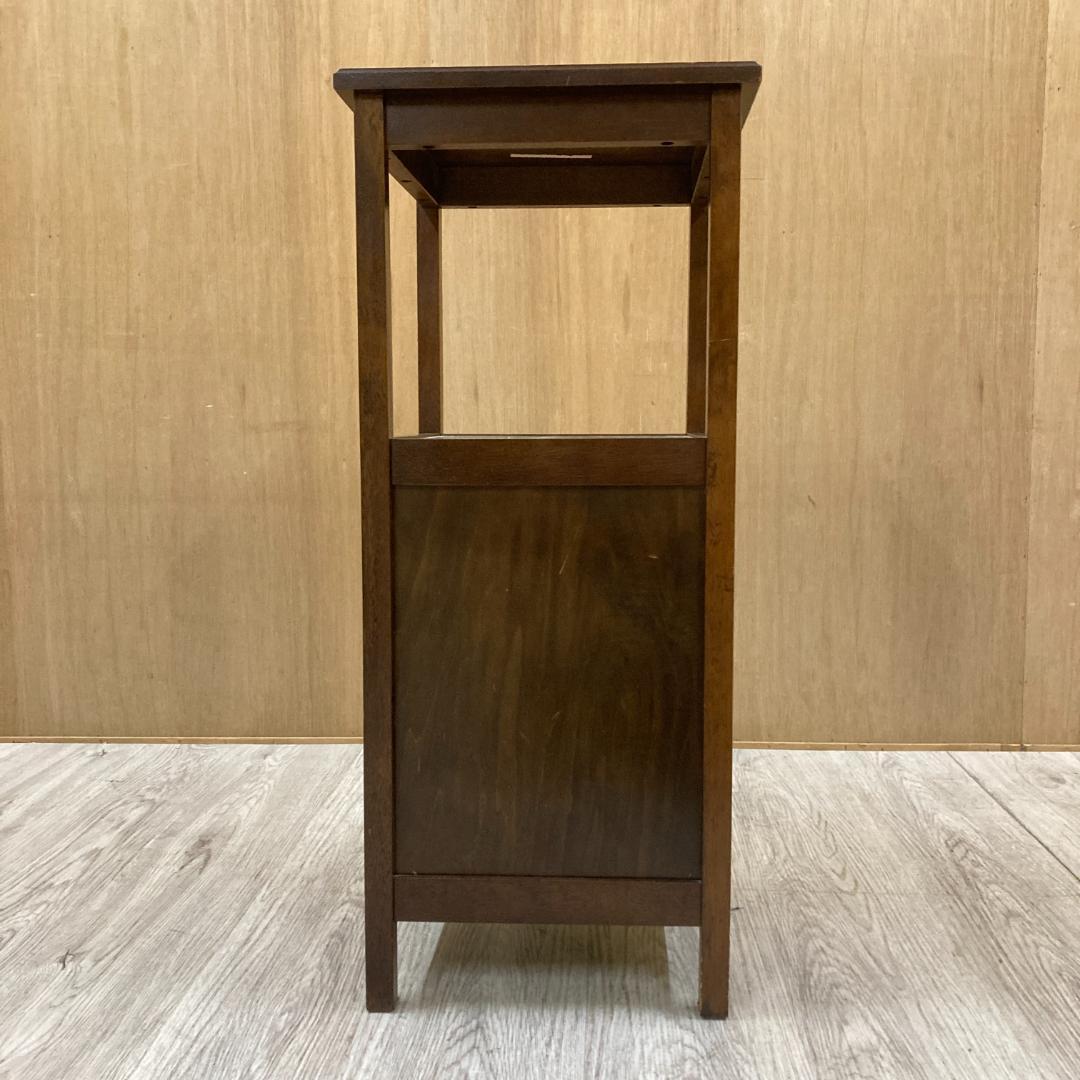 オールドカリモク　昭和レトロ　花台　キャビネット　電話台