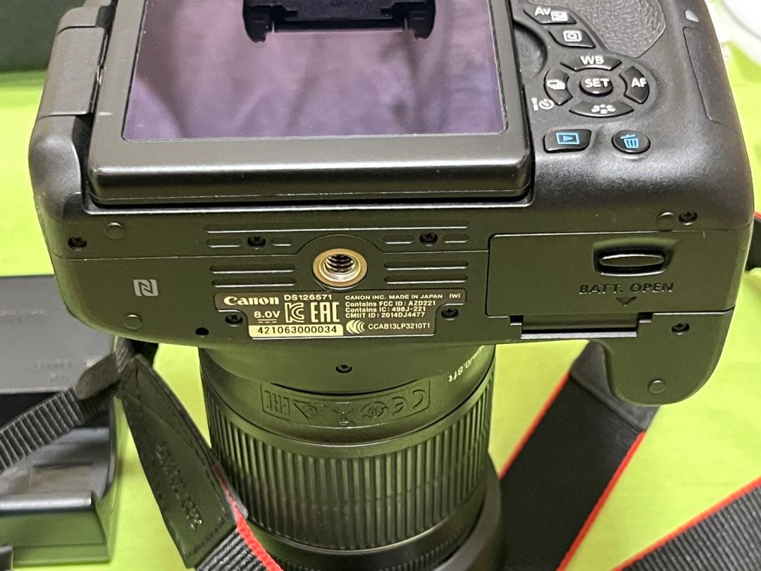 【美品】CANON キャノン EOS Kiss X8iレンズキット フルセット