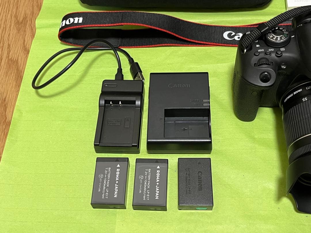 【美品】CANON キャノン EOS Kiss X8iレンズキット フルセット