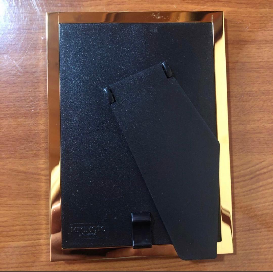 ミキモト フォトフレーム クリスタルラッカー パール 真珠 写真立て