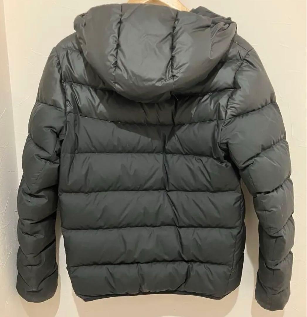 【美品】【無加工】正規品NIKEフード付き ブラックダウンジャケット S