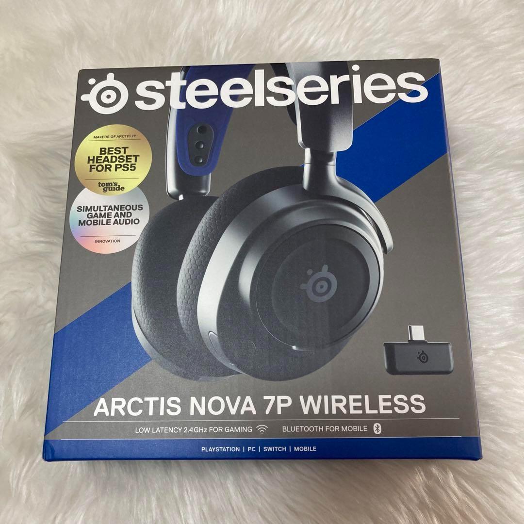 SteelSeries ワイヤレスゲーミングヘッドセット ヘッドホン 61559
