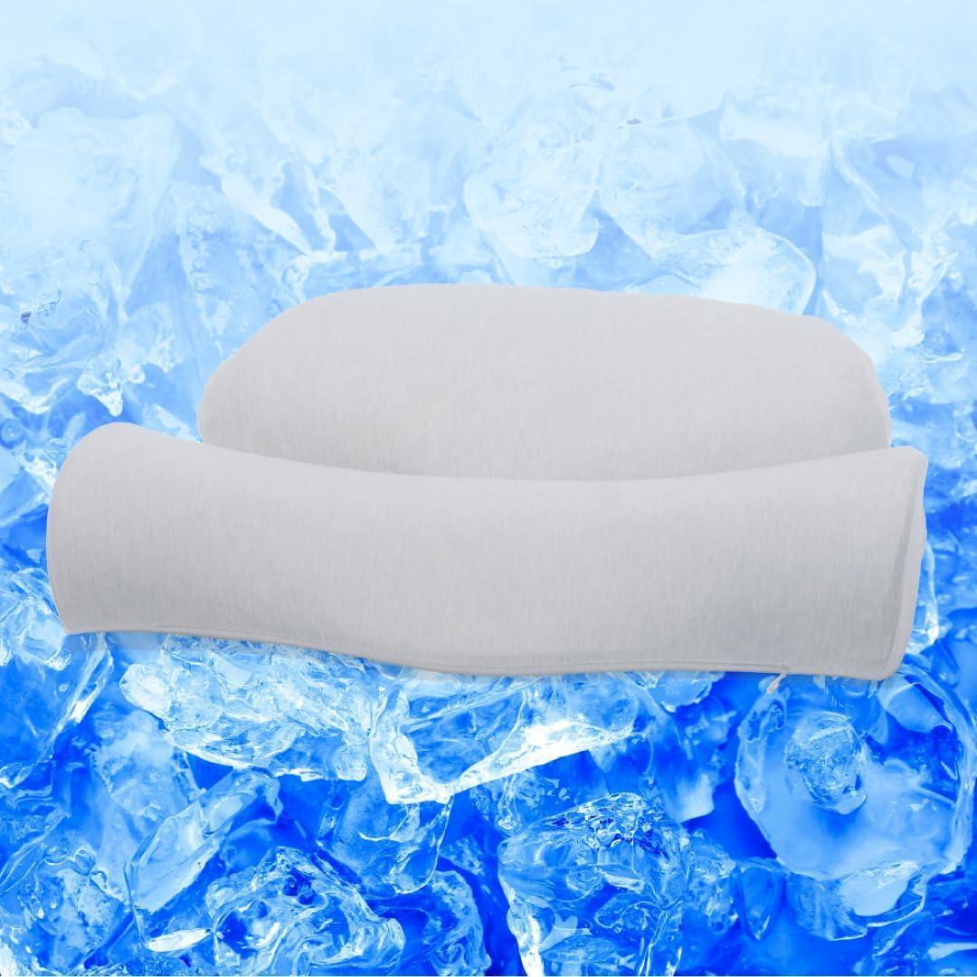 CALQS ダブル枕PLUS パールグレー(冷感素材)