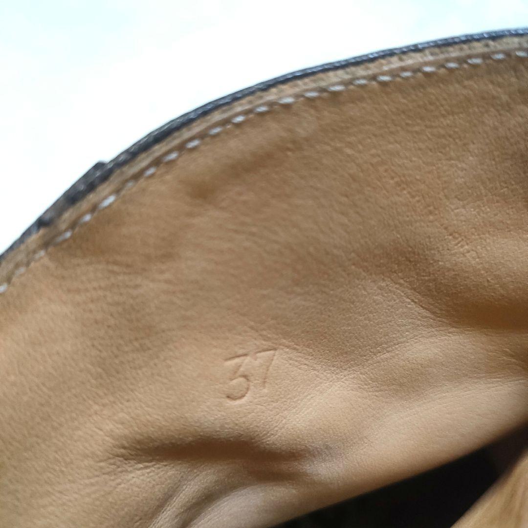 【状態良好】trippen トリッペン サイドジップ レザー ブーツ 37