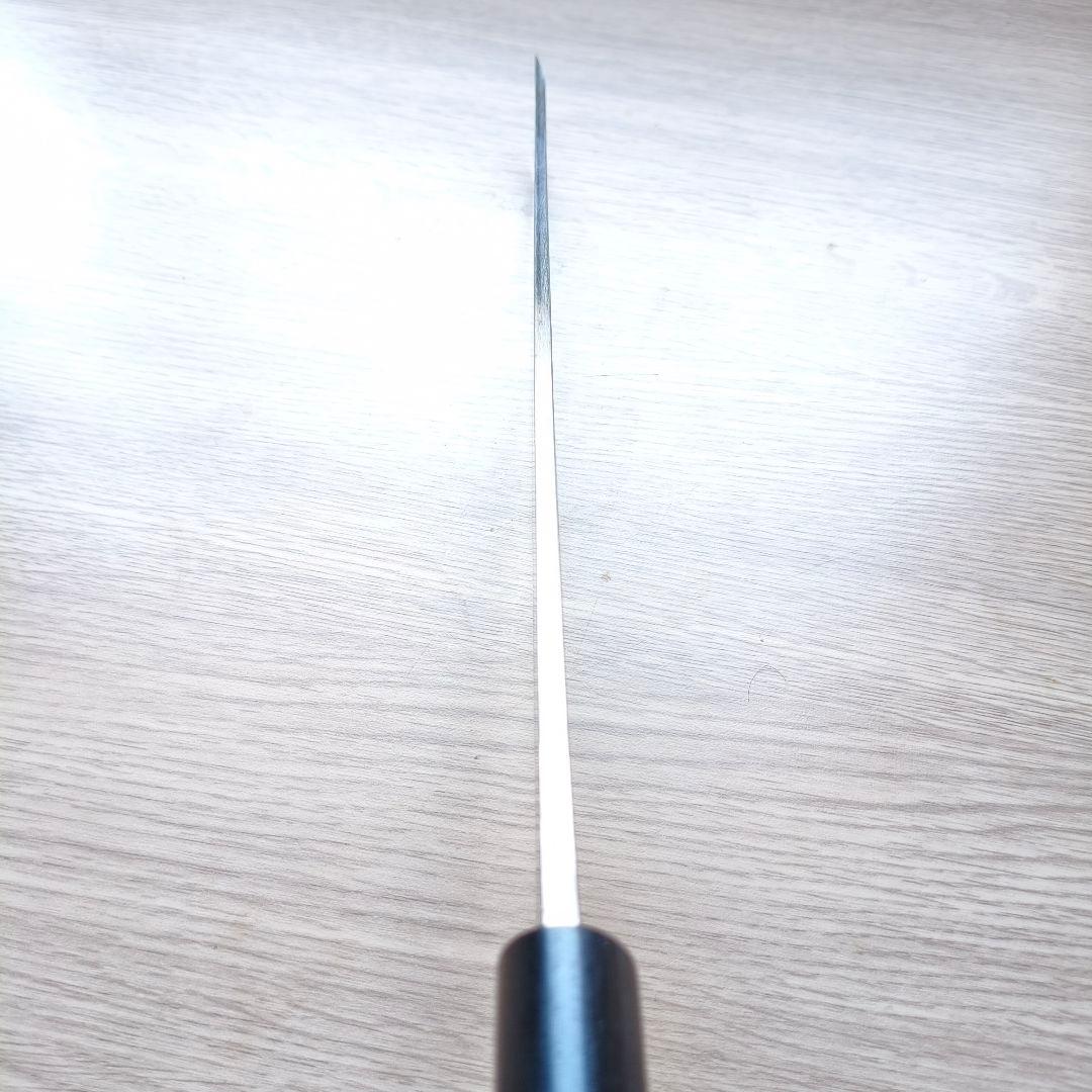 本種 実 切付柳刃 刀型 剣型 磨き 包丁