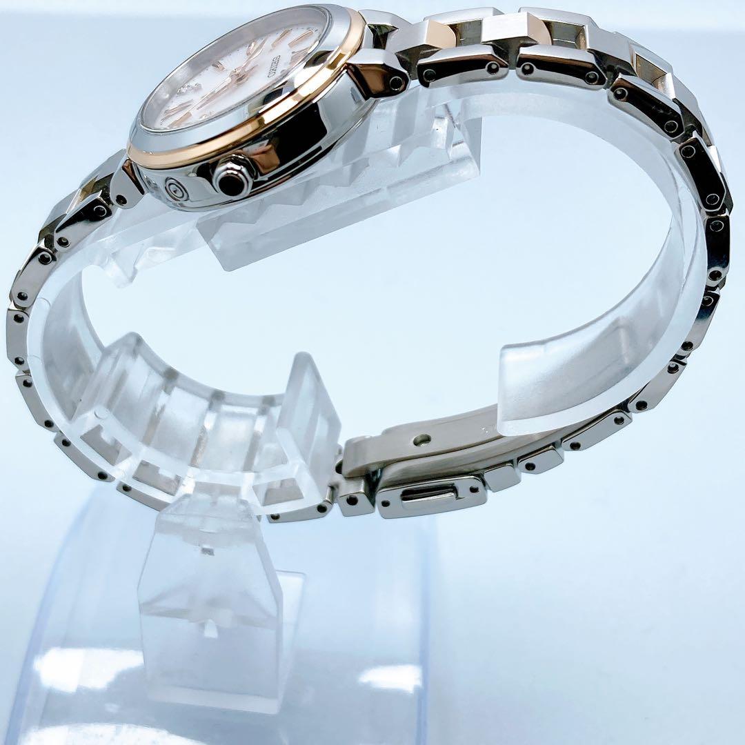 148【美品】セイコー　ルキア　SSVW234 ダイヤ　レディース　腕時計