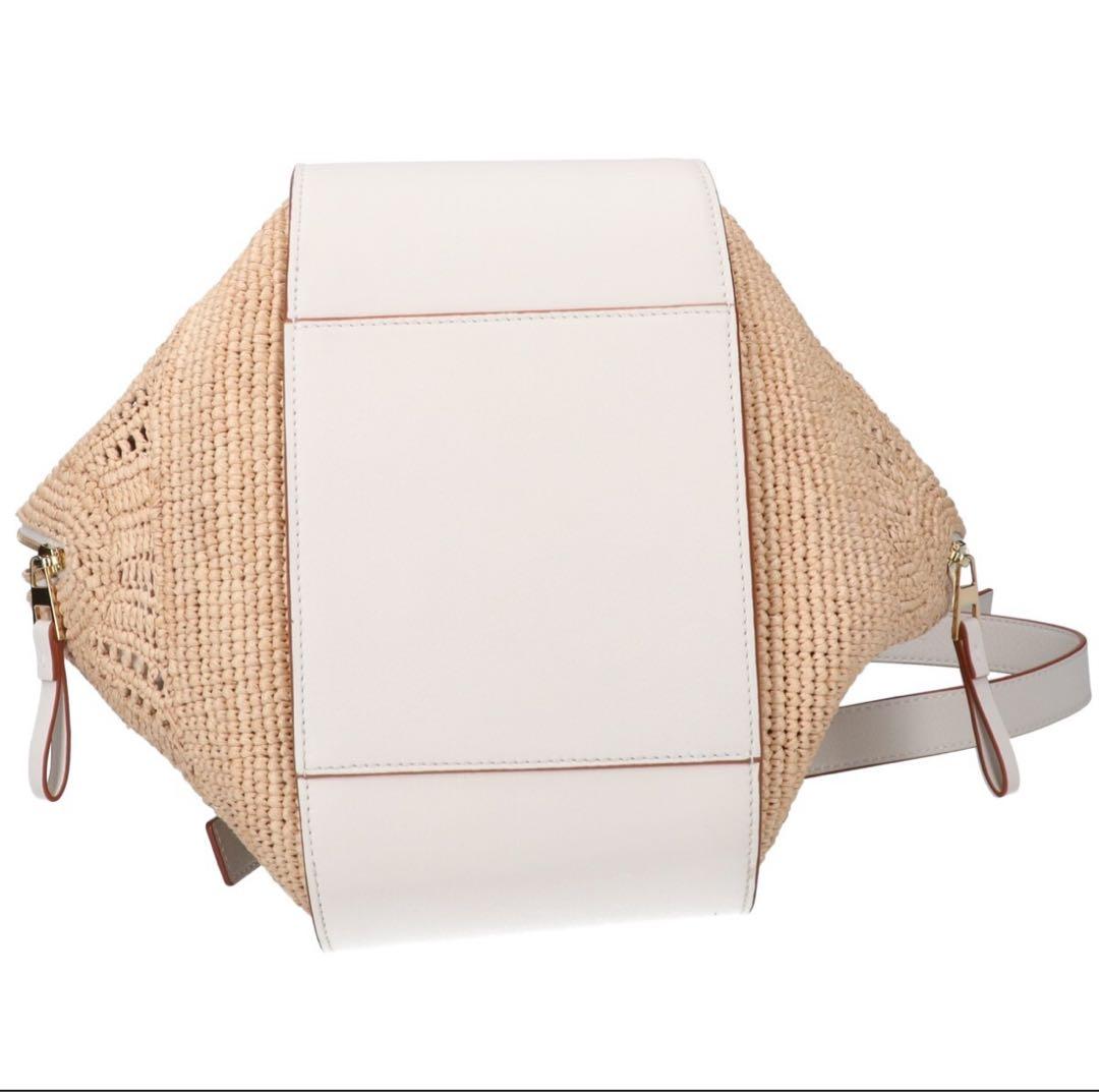 Loewe ハンモック　ホワイト ベージュ 2waysトートショルダーバック