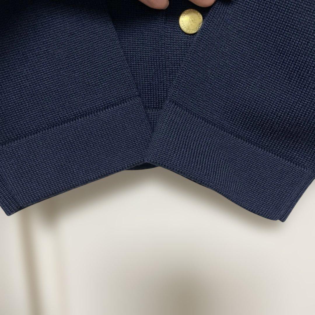 〈美品〉トラディショナルウェザーウェア　アークリーニット　ネイビー　XS