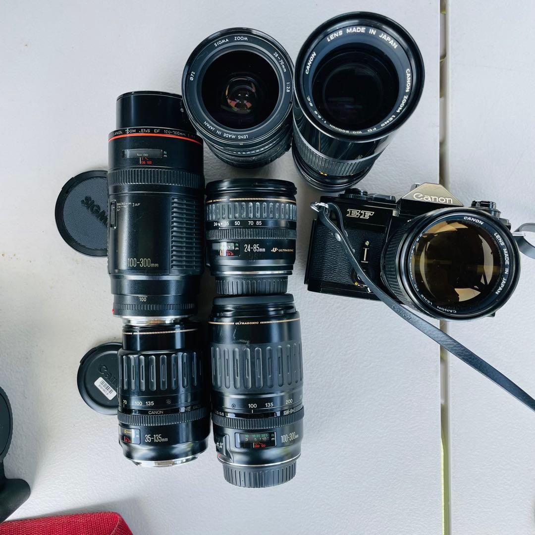 Canon フィルムカメラ EOS EF キャノンレンズ　セット