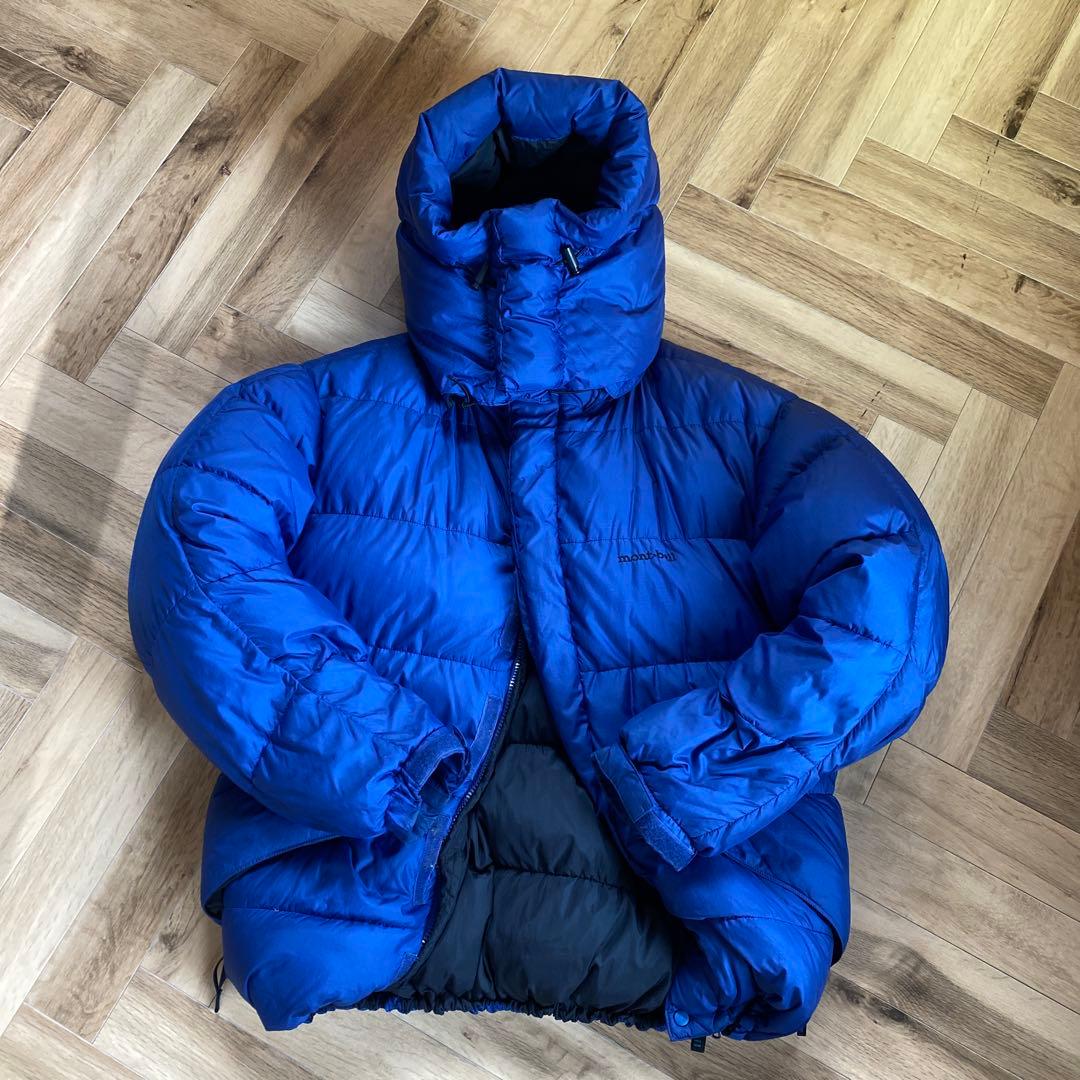 90’s 旧タグ old mont-bell モンベル ダウンジャケット ブルー