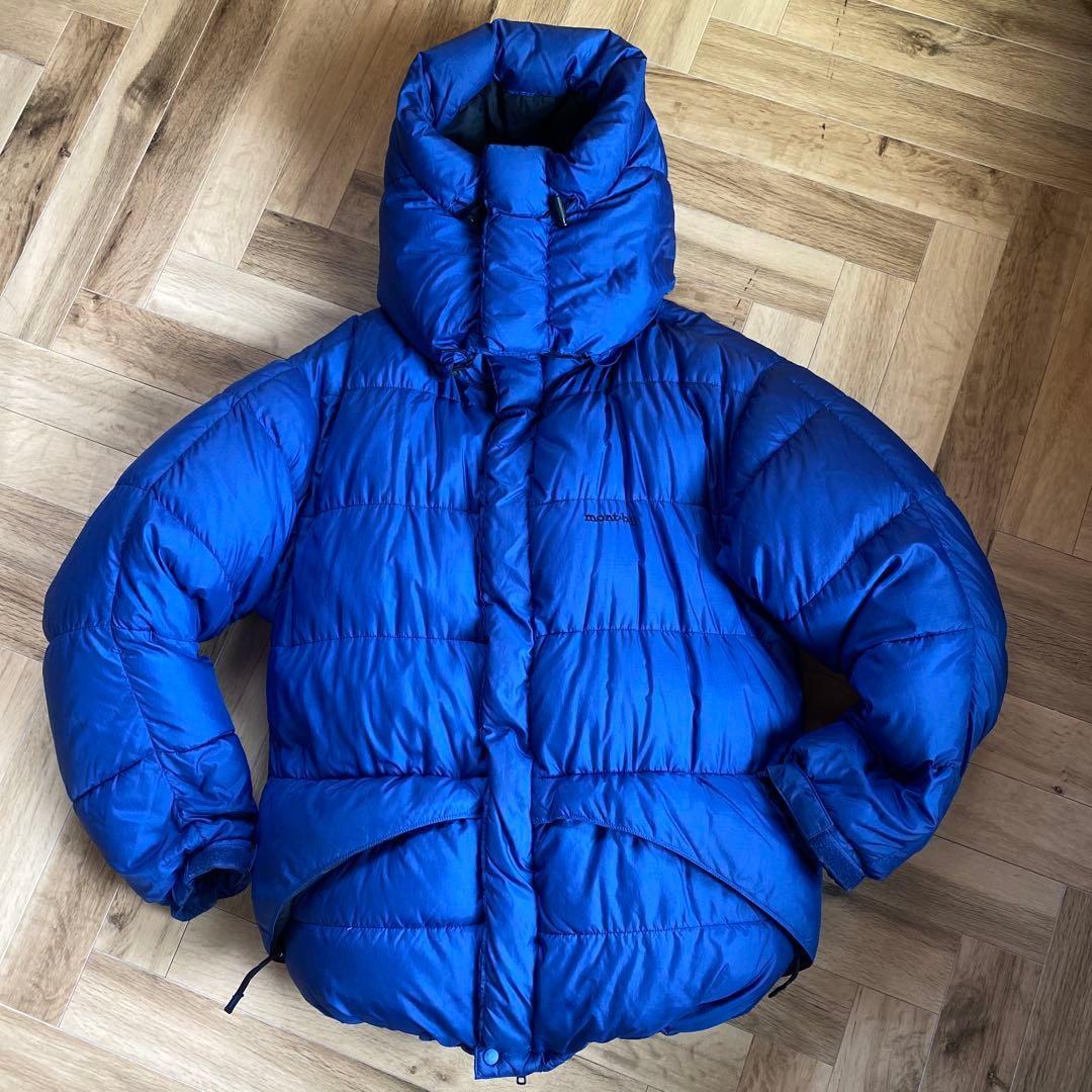 90’s 旧タグ old mont-bell モンベル ダウンジャケット ブルー