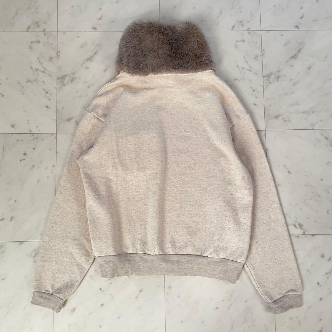 美品✨キャピタル ファー付襟ポケット スエット トレーナー