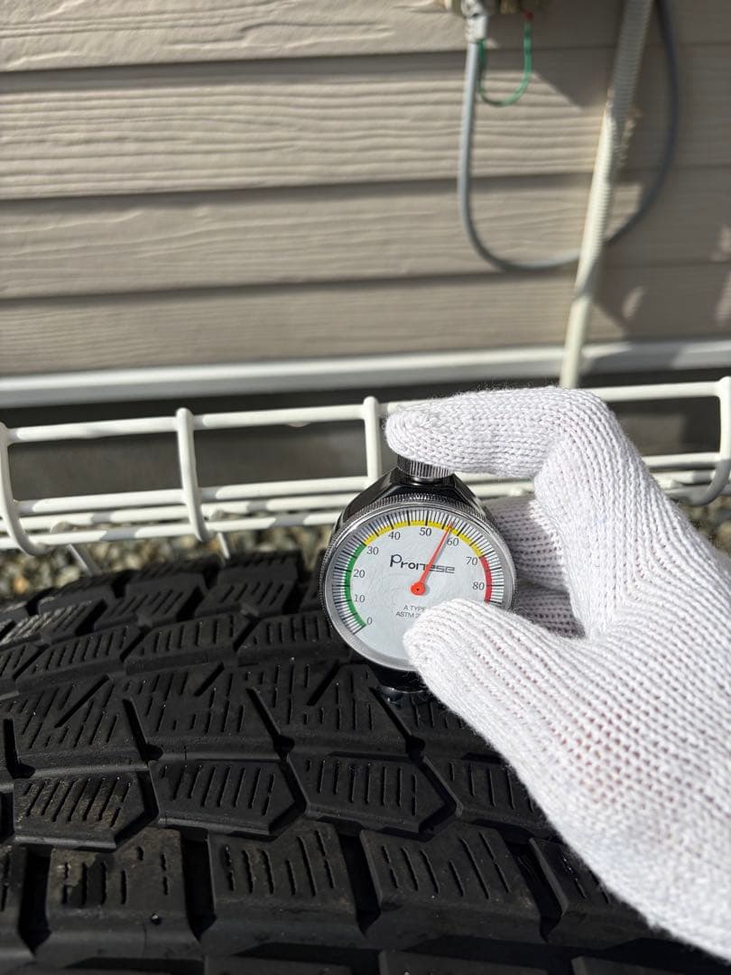 265/60R18 社外ブラックホイール スタッドレス4本セット　jeep