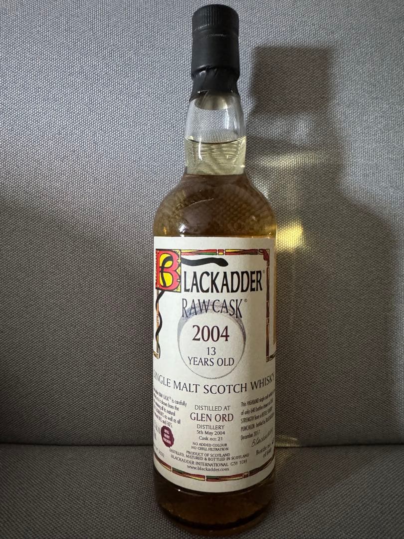 最終値下げ　ブラックアダー　グレンオード　2004 13年熟成