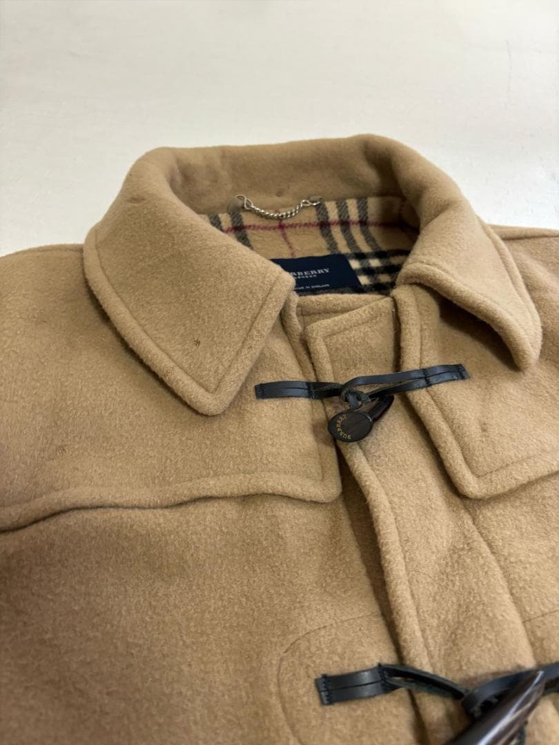 桜さま専用　バーバリー 英国製 ダッフルコート ウール100% ノバチェック