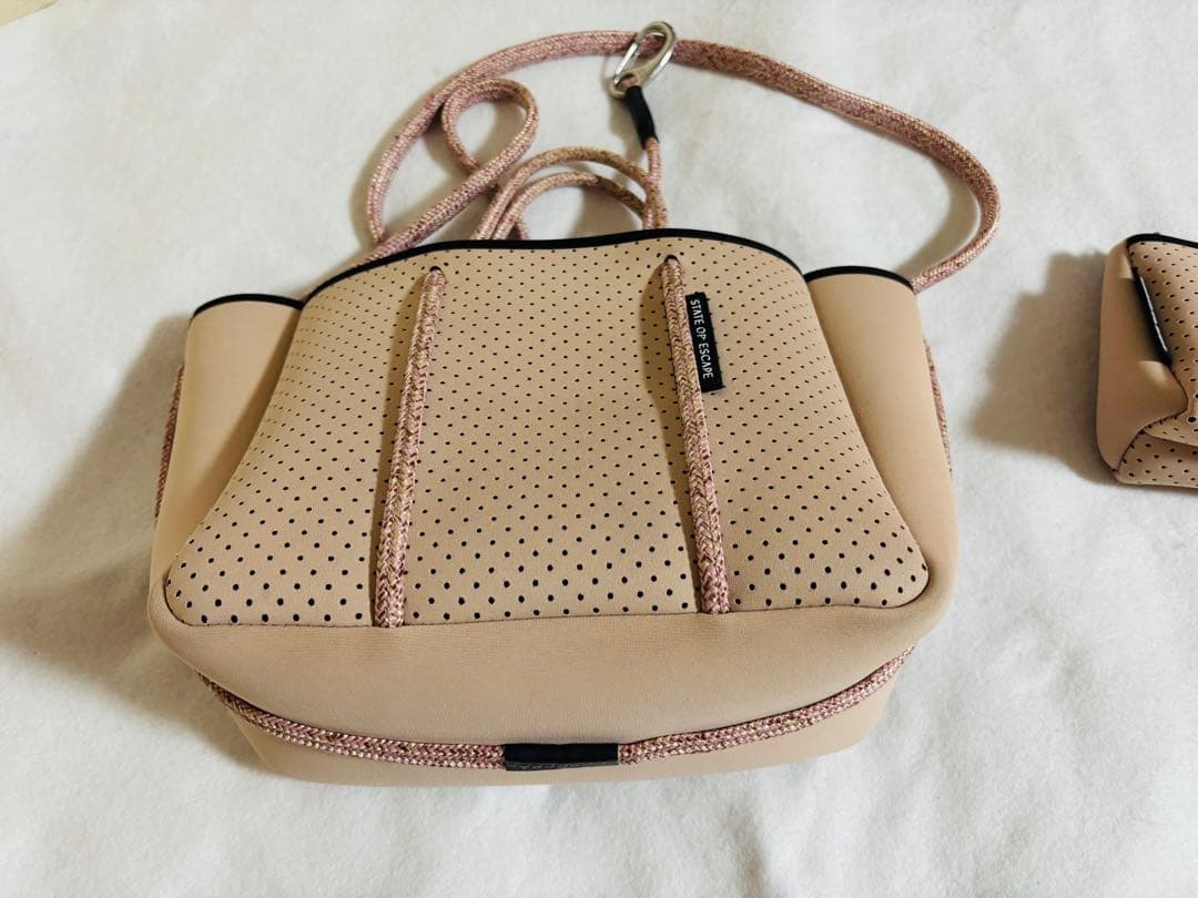 naaaaa様ステイト オブ エスケープ バッグ ベージュ　ピンク blush