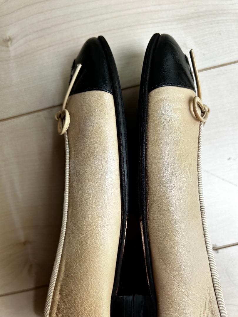 CHANEL バレエシューズ ベージュ35,5