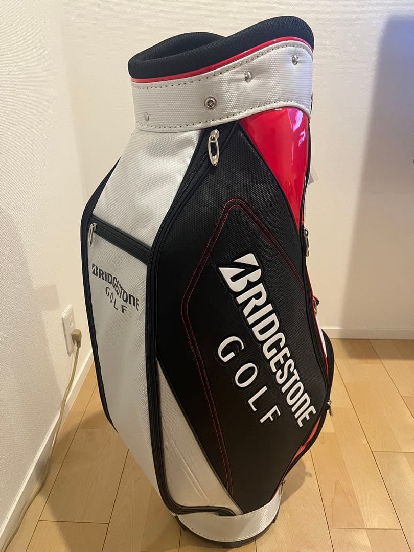 BRIDGESTONE ゴルフバッグ 黒/赤/白