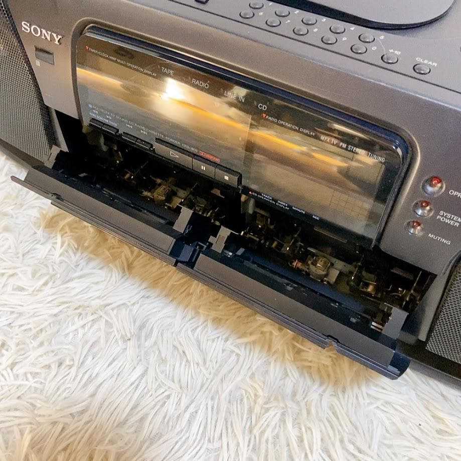 SONY CFD-900 CDラジカセ Wカセット ラジオ ドデカホーン