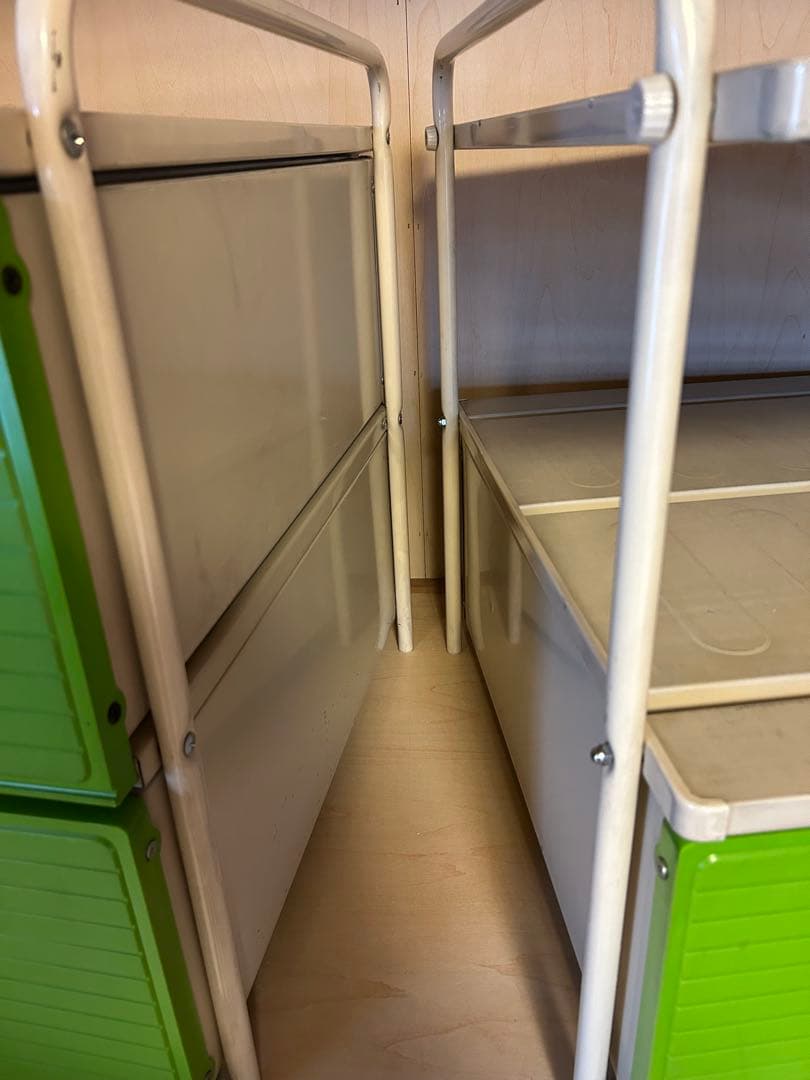 昭和レトロ　希少　ヨドコウ　スチール製押入れ収納　2台　直接お渡し