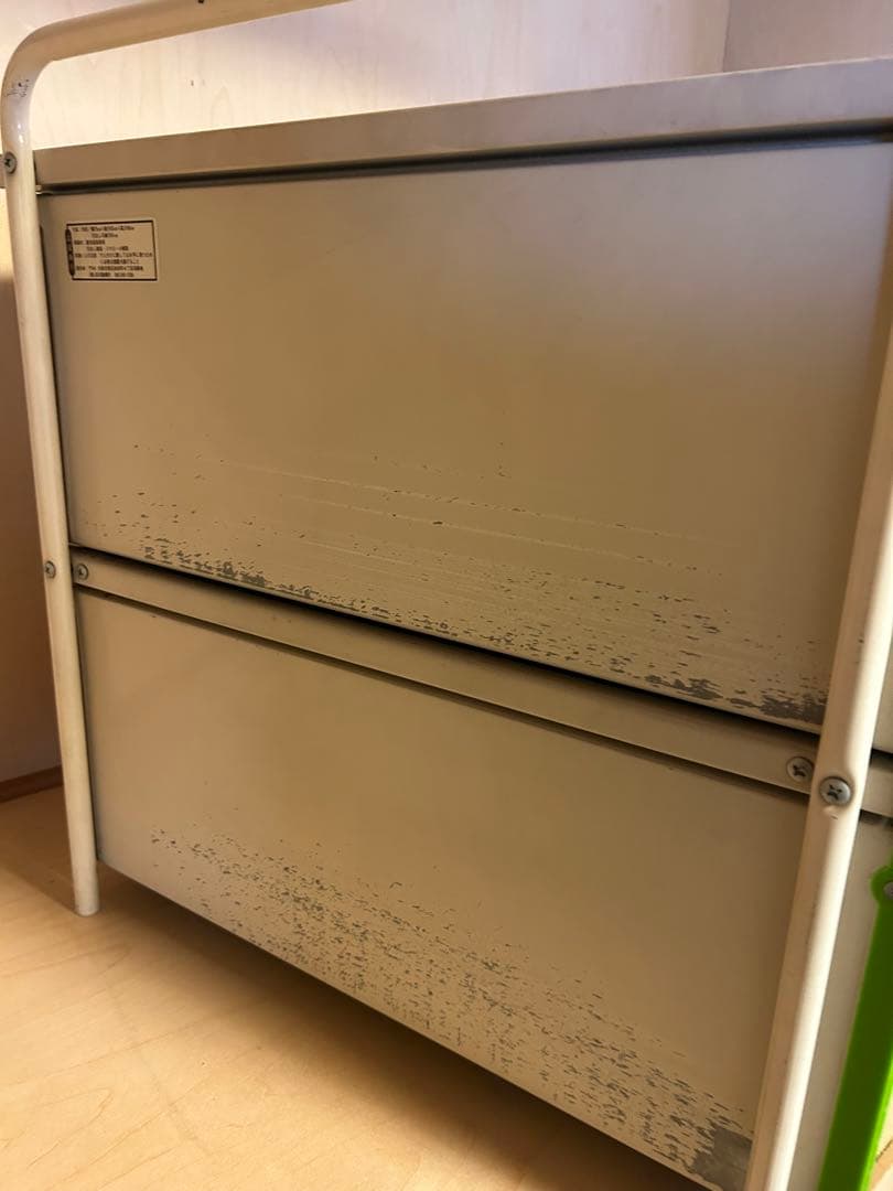 昭和レトロ　希少　ヨドコウ　スチール製押入れ収納　2台　直接お渡し