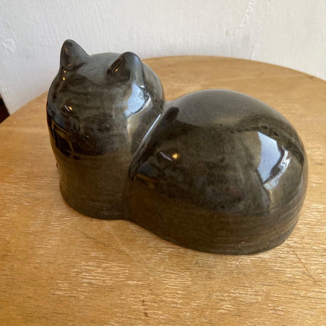 リサラーソン　じゃまをする猫　マイ　maj ツヤありブラック　scope