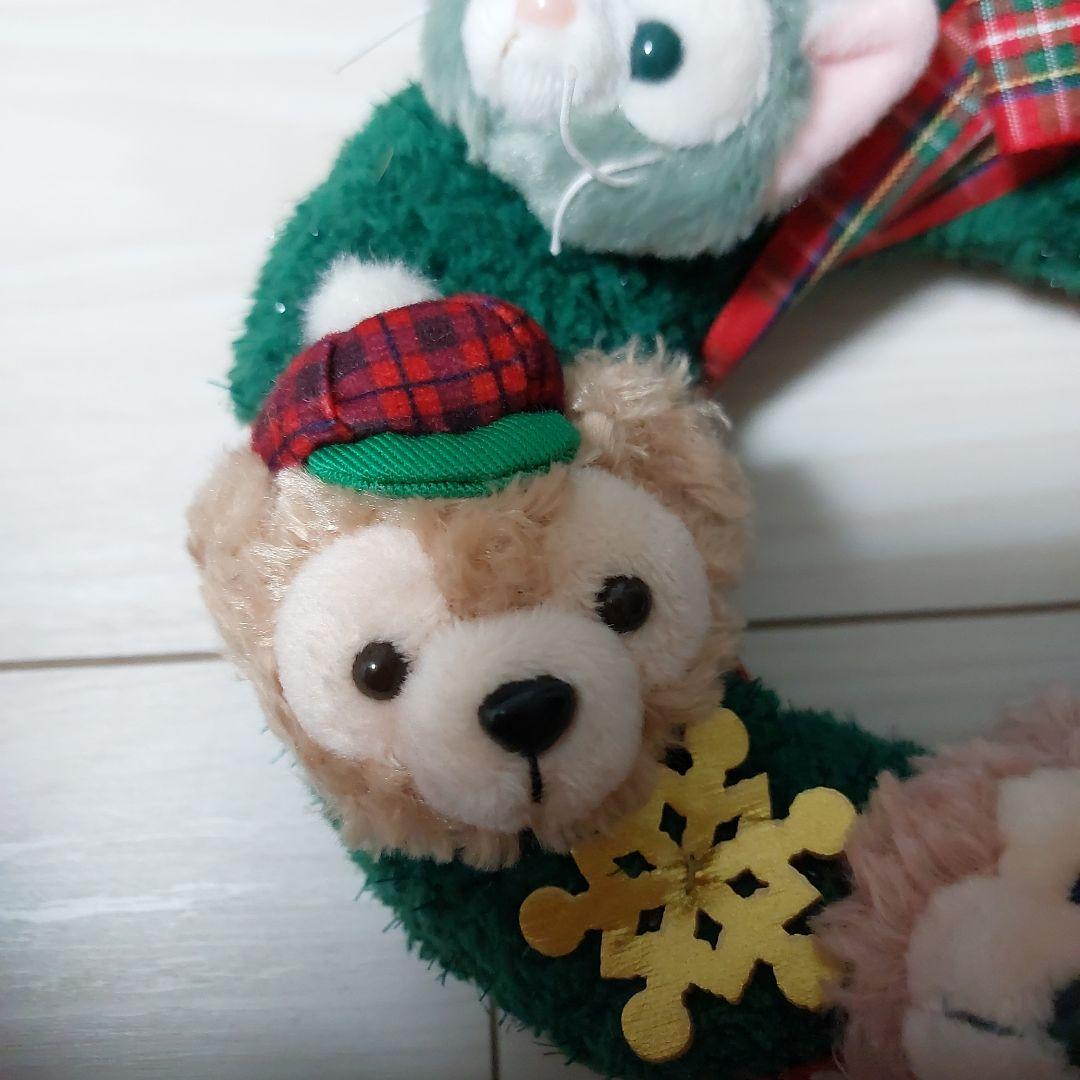 新品 ダッフィーフレンズ クリスマスリース