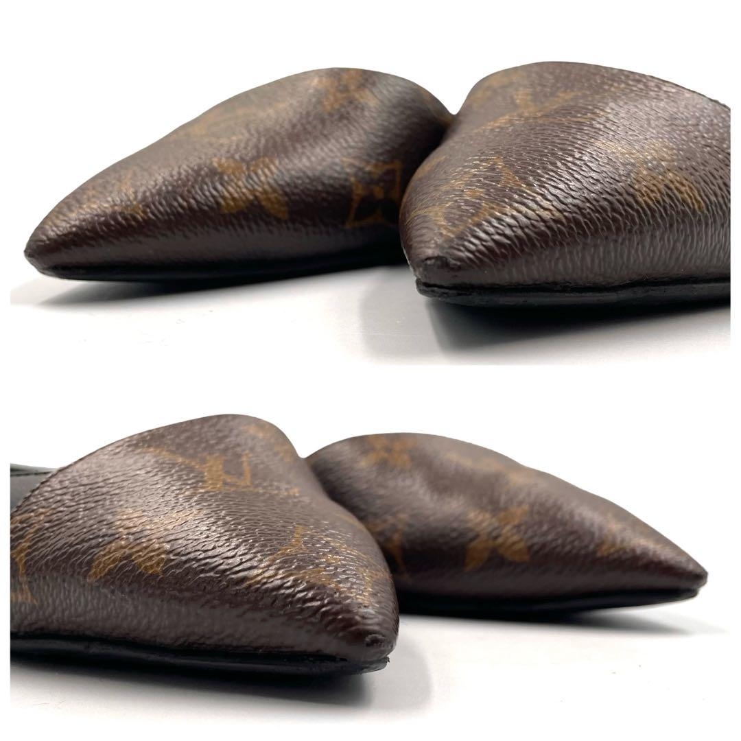 《超美品》ルイヴィトン ミュール バックストラップ モノグラム 本革 PVC