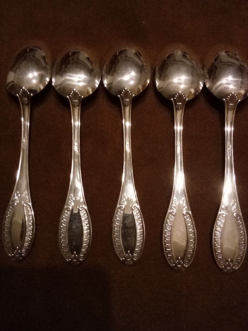 ドイツ シルバースプーン ５本セット アンティーク