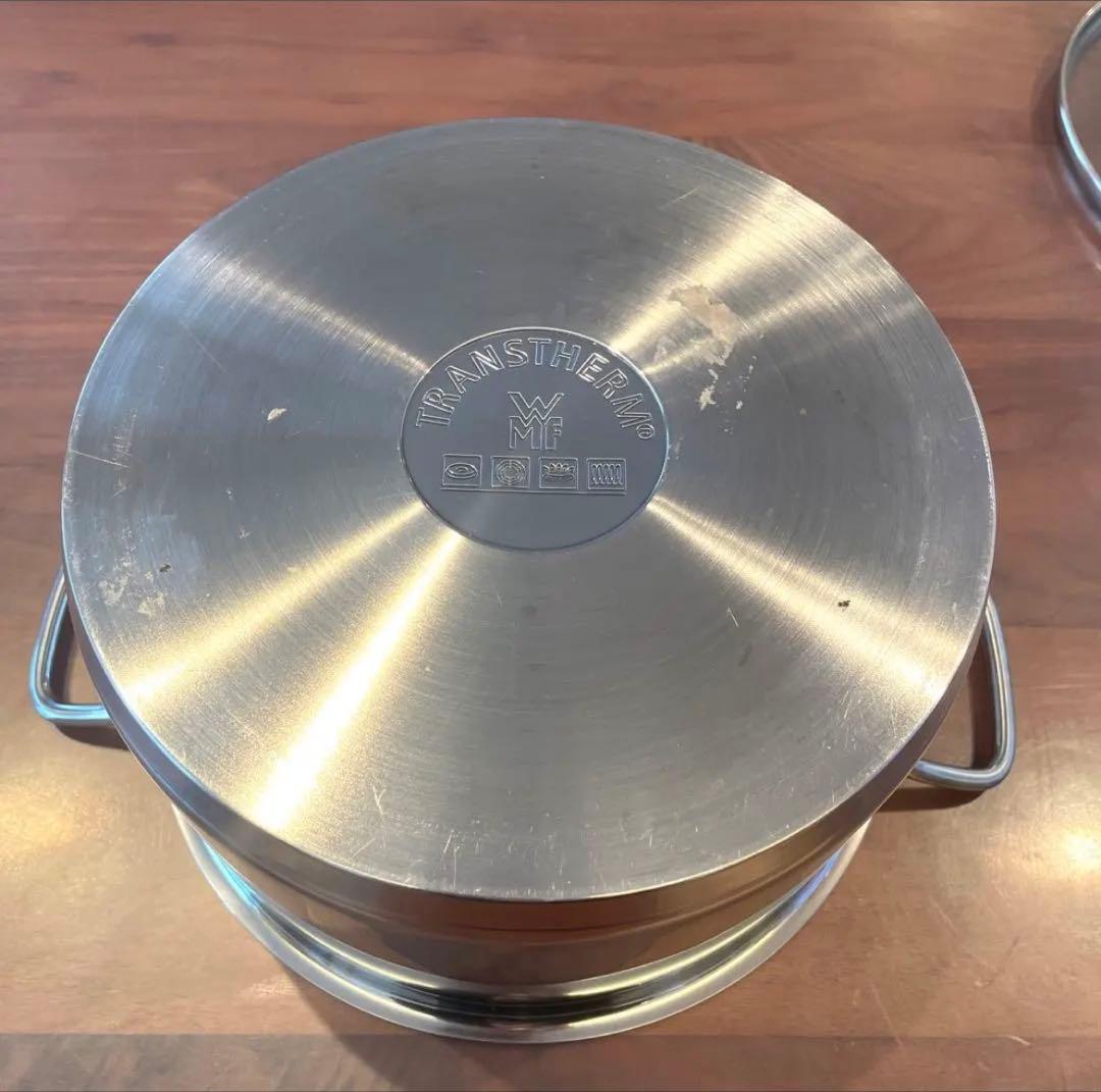 美品　WMF ヴェーエムエフ 両手鍋 ステンレス製 IH対応　24㎝