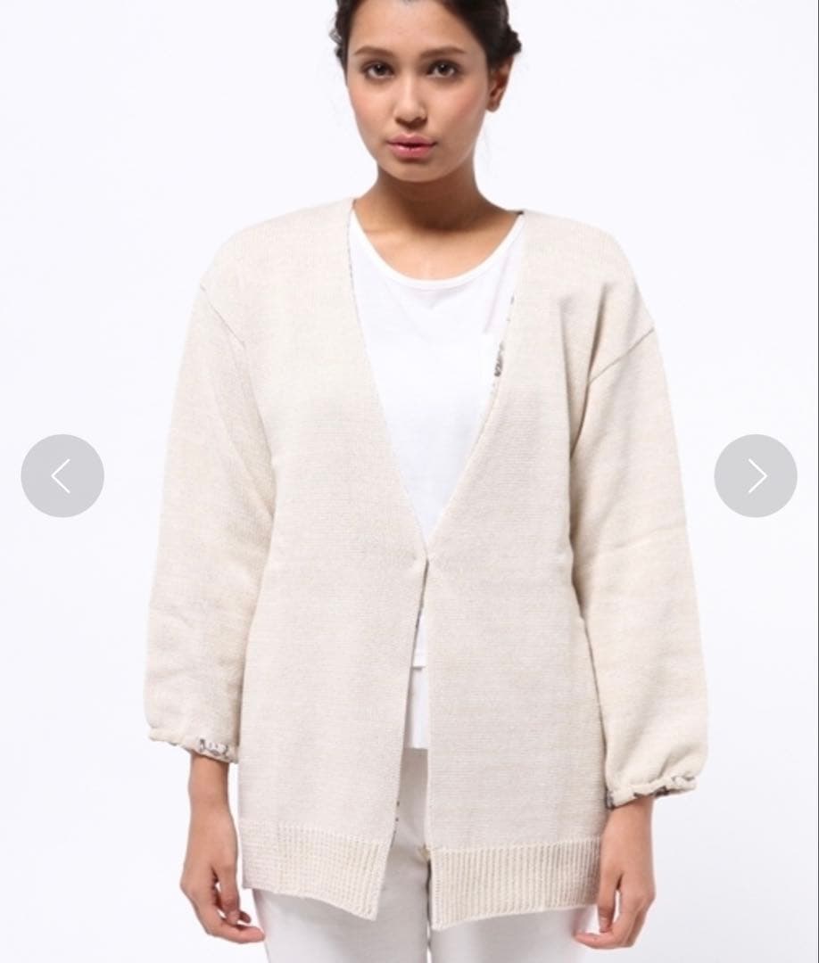 定価2.2万BEARDSLEYビアズリー長袖お菓子プリントカーディガン