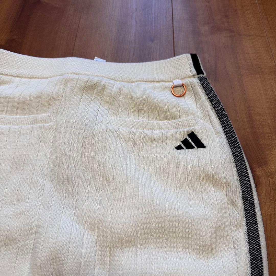 ウール混　長袖セーター　リブニット　スカート　セットアップ　春秋冬