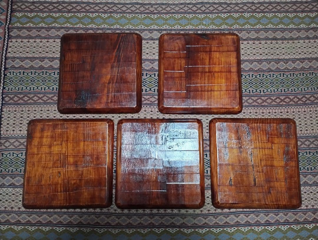 讃岐彫　お盆5枚セット