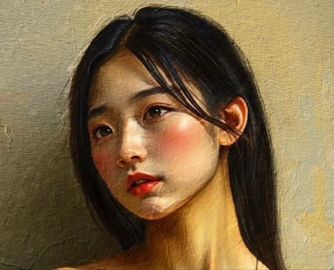 【最高傑作・裸婦画】肉体美を意識して描いた究極の一品・肖像画・絵画