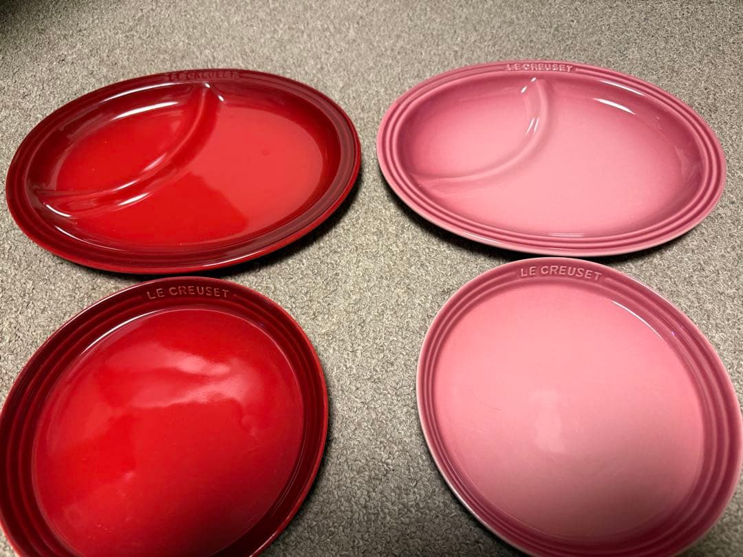 ル クルーゼ 6枚セット グリルプレート平皿 ボウル皿