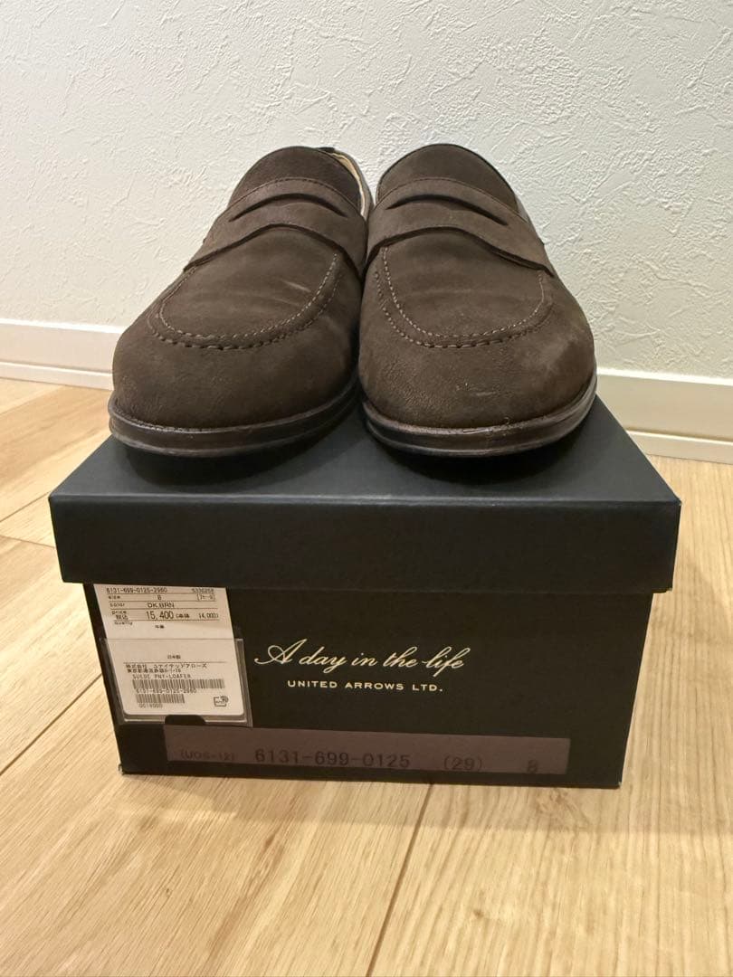 ユナイテッドアローズ　スエード ローファー