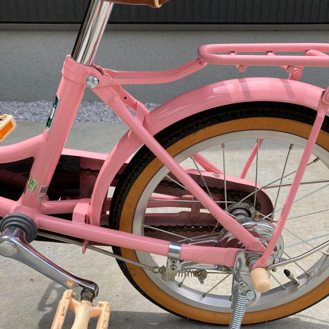 【引取限定】16インチ　キッズ自転車　ブリヂストン　ピンク　HACCHI ハッチ