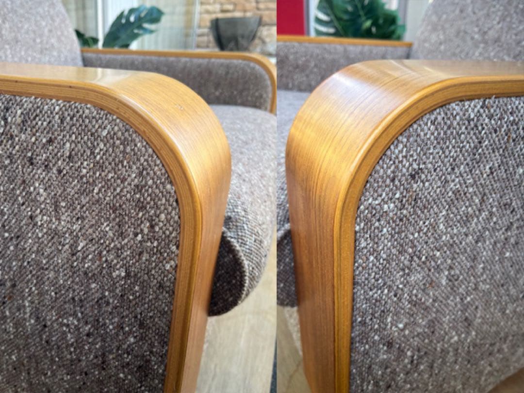 TENDO 天童木工　イージーチェア　② 1S アームチェア　シングルソファ