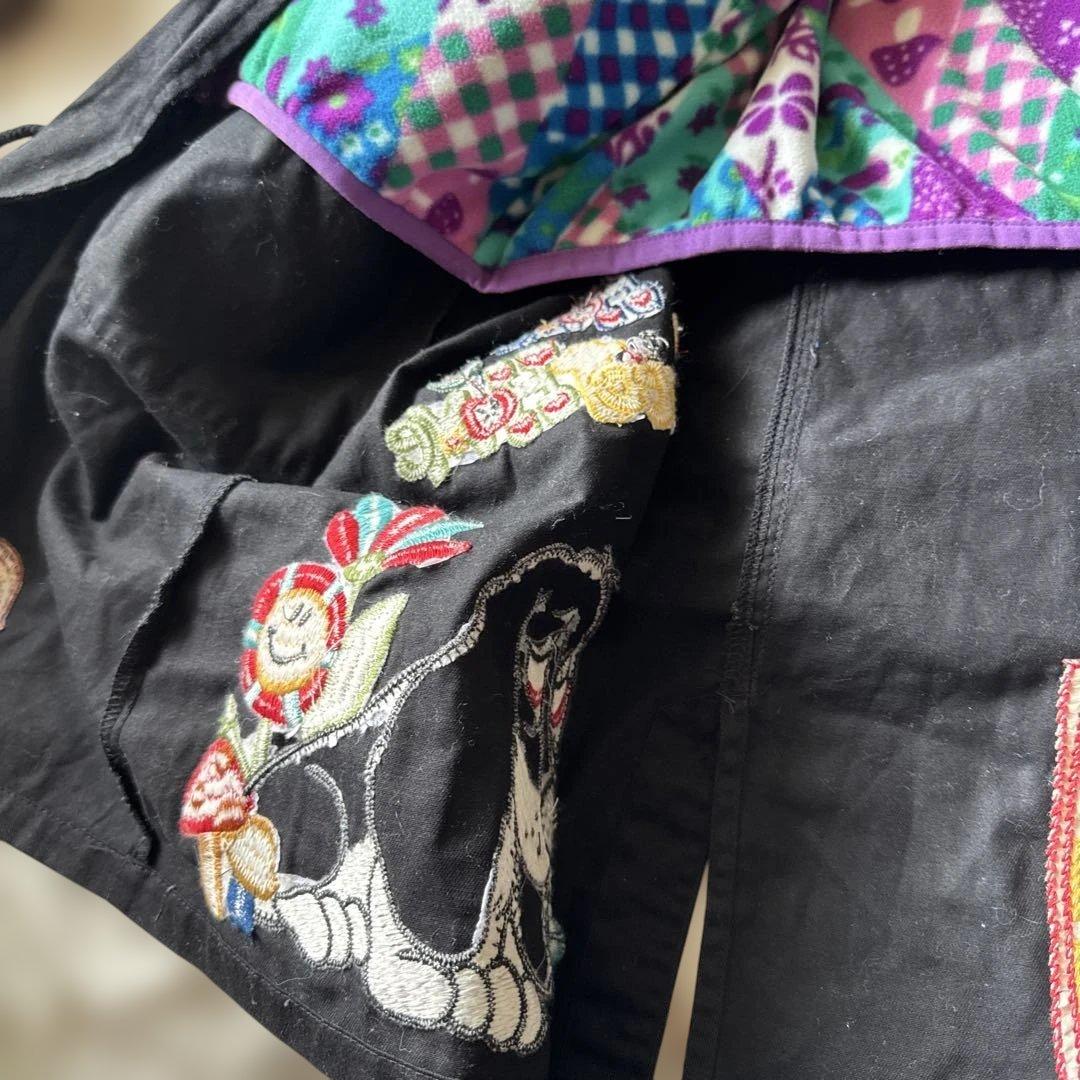 大人サイズ　GrandGround グランドスラム　刺繍いっぱい　モッズコート